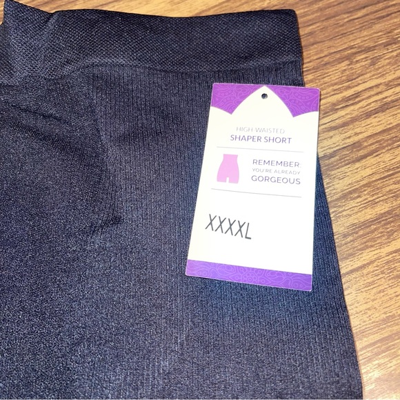 NWT Empetua High Waisted Shaper Short Women’s Size XXXXL Black High Waisted - Picture 3 of 7